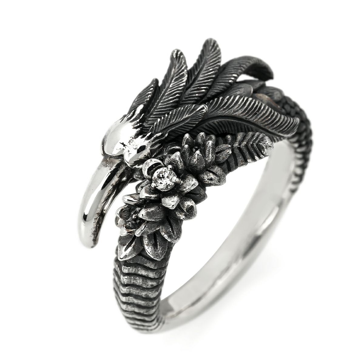 ブラッディマリー Bloom 開花 リング シルバークロー ダイヤモンド  