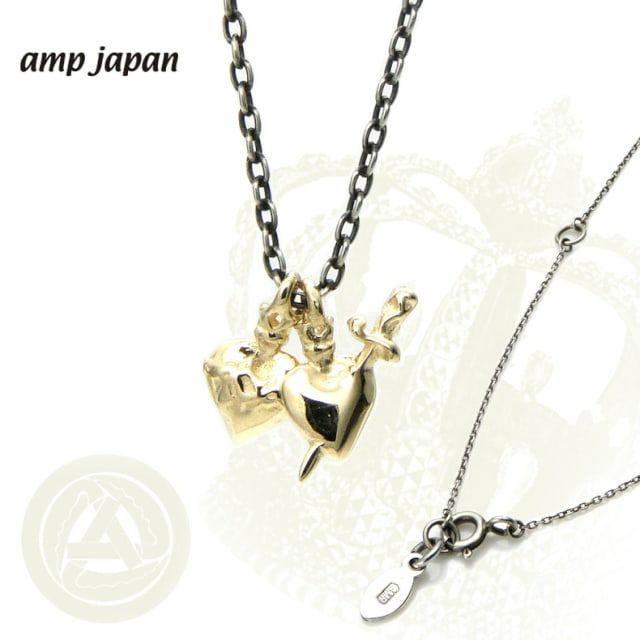 アンプジャパン k10 The sacred heart necklace ハート ネックレス ゴールド