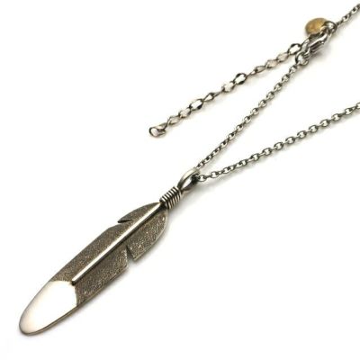 アンプジャパン Small Feather Necklace スモールフェザーネックレス