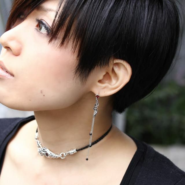 ブラッディマリー 昼 Elix エリクス ロング チェーン ピアス