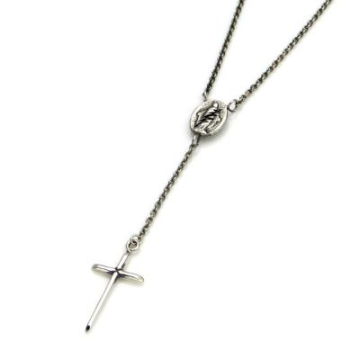 美品amp japan Epoxy Medal Rosary Necklace Rosary Necklace -gold- – amp japan