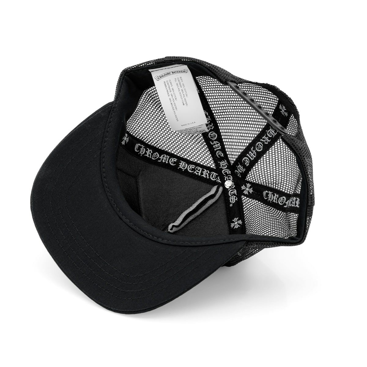クロムハーツ TRUCKER CAP/トラッカーキャップ CHロゴ刺繍パッチクロス 