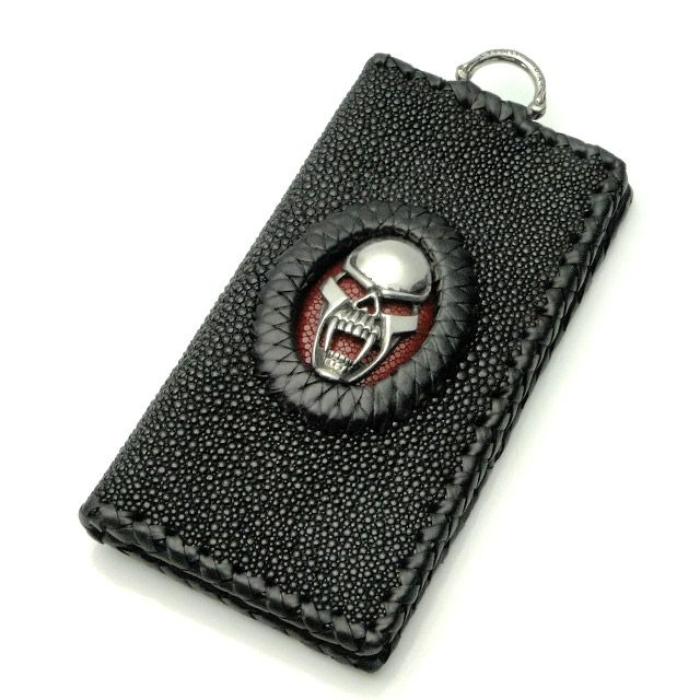 レザーズ＆トレジャーズ　 スティングレイ　レザー　ウォレット LEATHERS & TREASURES レザーウォレット スティングレイ エイ革
