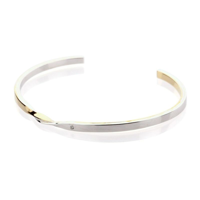 ヴェルヴェットラウンジ Twist Bangle ツイスト バングル ホワイト | ジュエリーコネクション Jewelry Connection