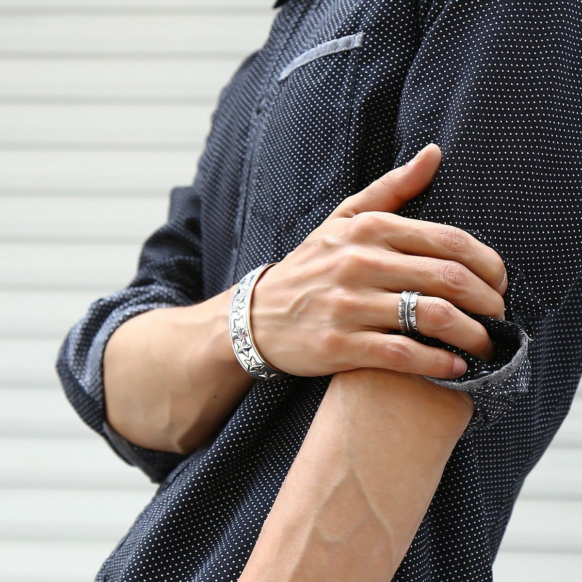 アンプジャパン amp japan Hybrid Star Bangle ハイブリッド スター