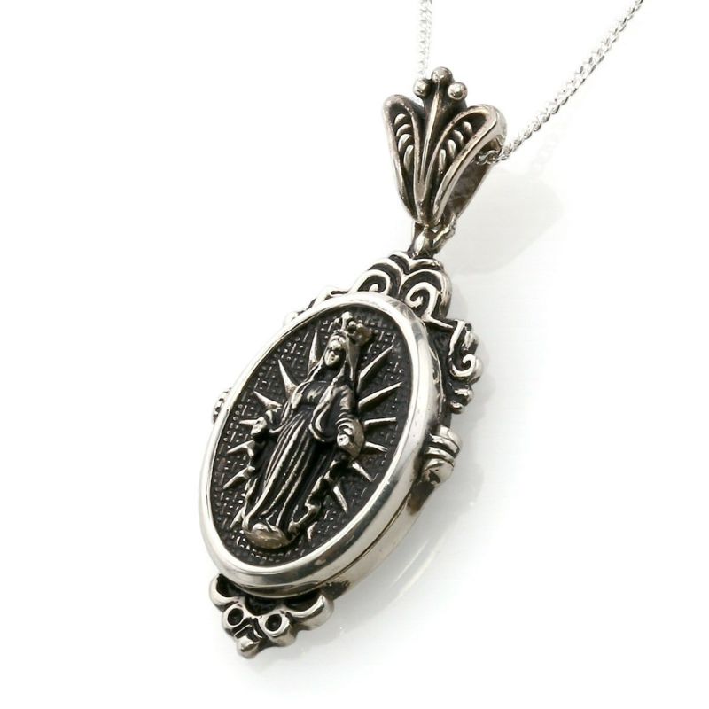 Leather&Treasure　デニス生前マザーマリアペンダント Leather&Treasure デニス生前マザーマリアペンダント 楽天市場】【有名