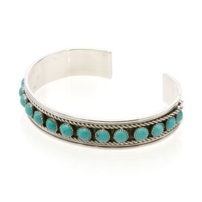 velvetlounge ターコイズ×シルバーバングル ヴェルヴェットラウンジ Turquoise ＆ chain チェーン