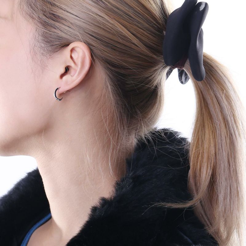 Velvet Lounge エッジングフープピアス ヴェルヴェットラウンジ Velvet Lounge ヴェルヴェットラウンジ V-VLE040W-D