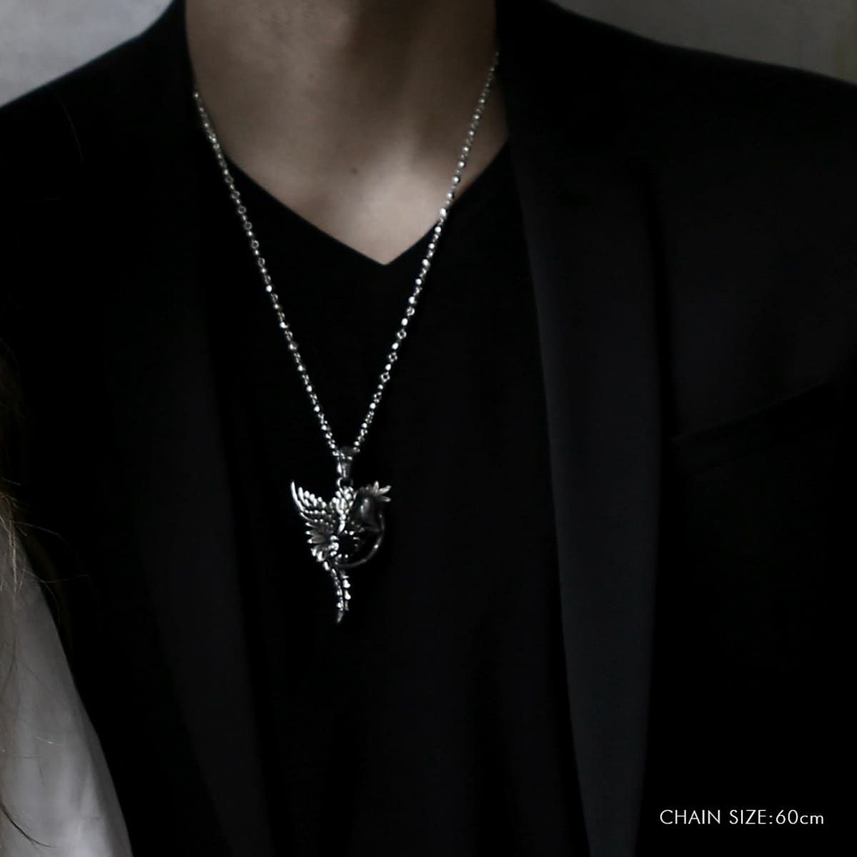 ブラッディマリー レインドロップ ネックレス 雨粒 45cm | ジュエリー  