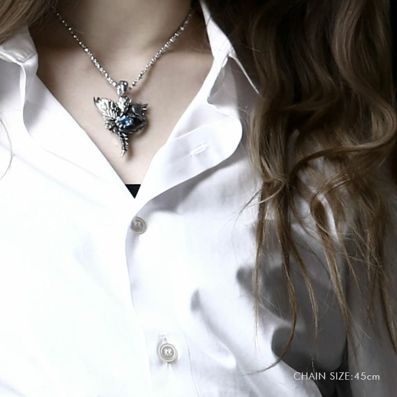 ブラッディマリー レインドロップ ネックレス 雨粒 50cm | ジュエリー