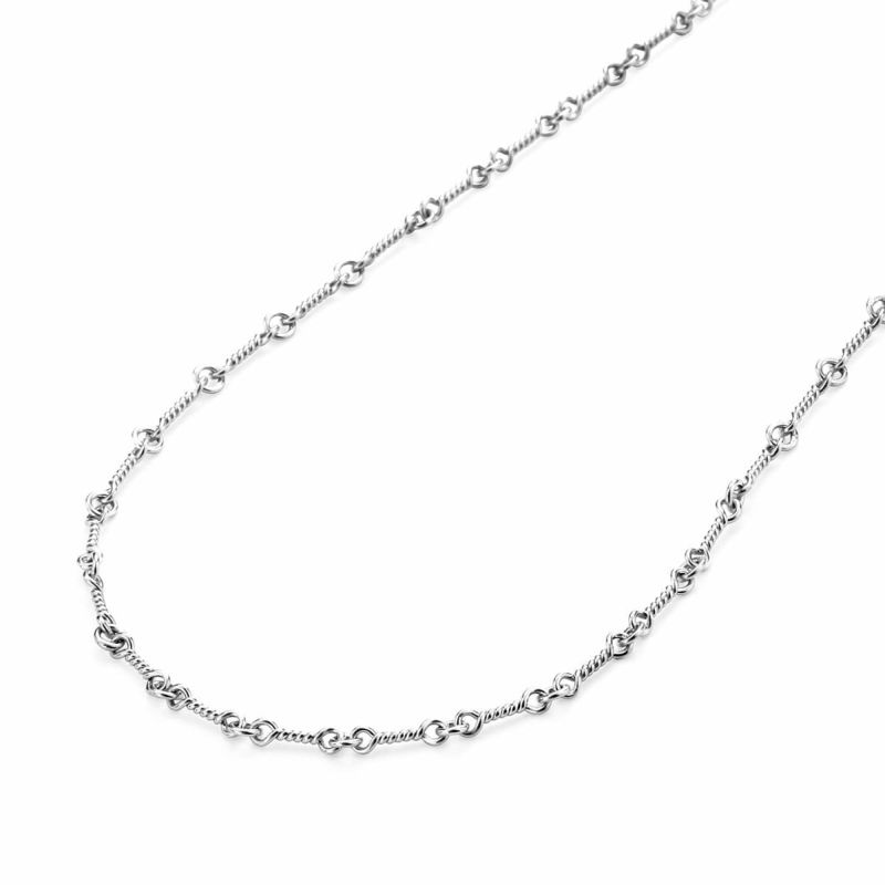 クロムハーツ K18wg ツイスト チェーン ネックレス 16inch （40cm） | ジュエリーコネクション Jewelry Connection