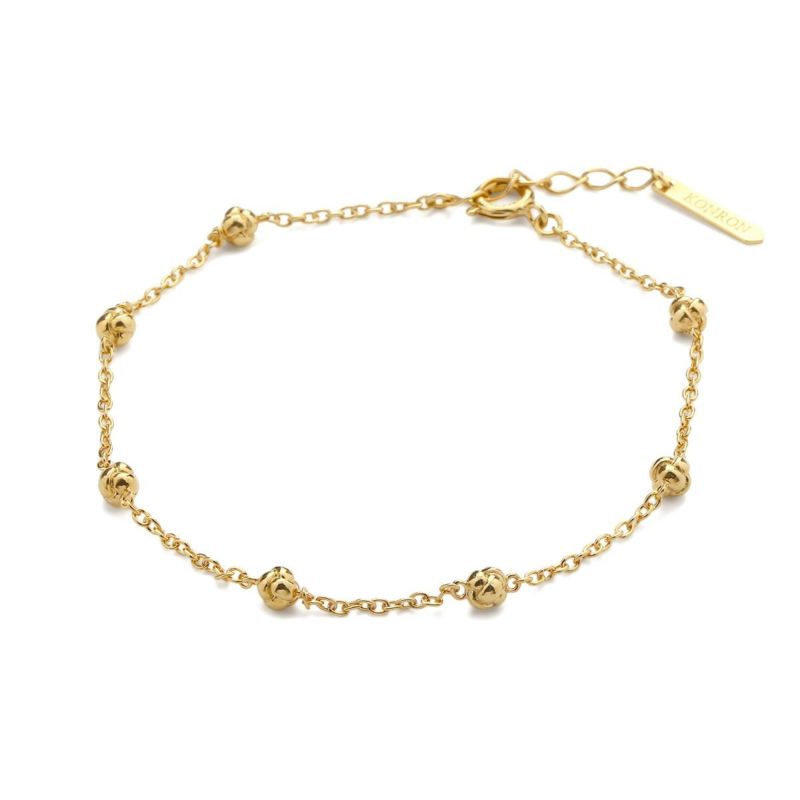 コンロン Bracelet : Mayu w/gold coating 18.5cm | ジュエリー