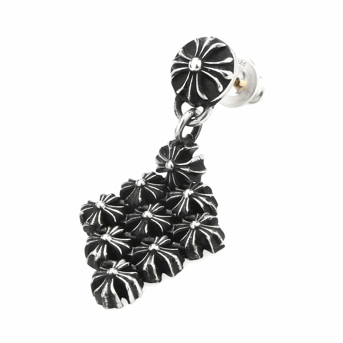 クロムハーツ タイニーechプラススタッドピアス W ダイヤモンド Ch仕様 ジュエリーコネクション Jewelry Connection