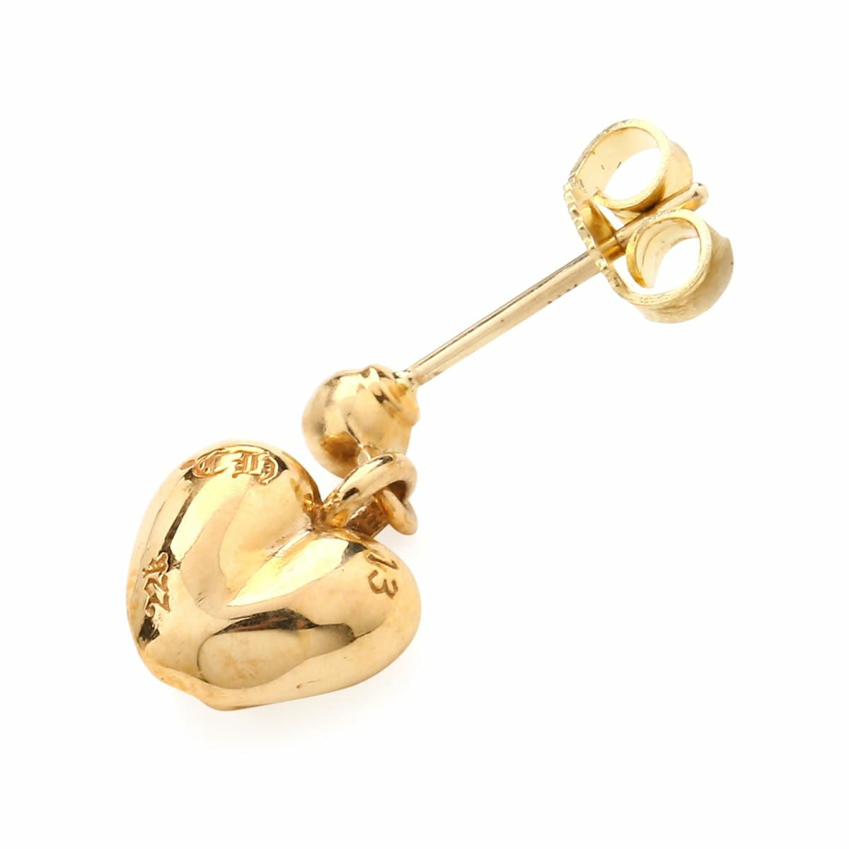 クロムハーツ K22 ドロップ ハート ピアス | ジュエリーコネクション  