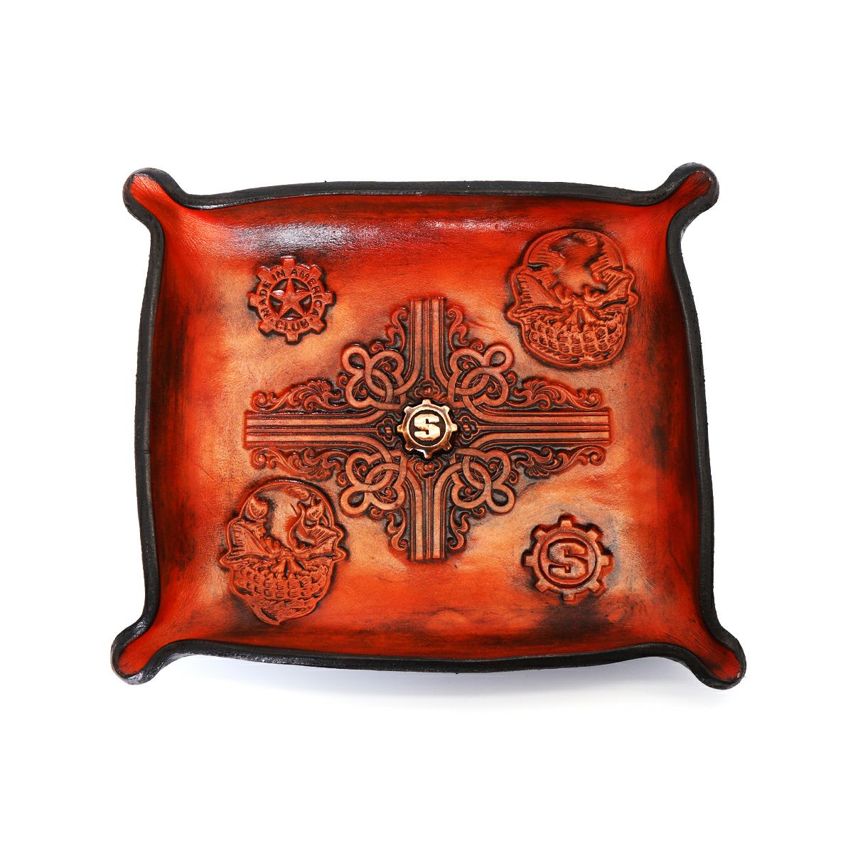 スターリンギア 04 ニューミディアムスクエアレザートレイ w/スリック