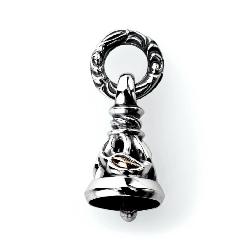 ロンワンズ クレーンベルペンダント M w/K18ローズゴールドアイズ