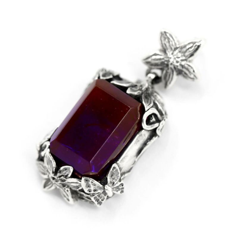 リリーエルランドソン 紫lyly erlandssonモルフォリング指輪定価6万ほどです