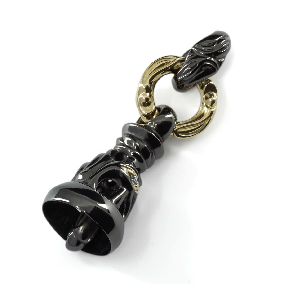 ロンワンズ BLACK EDITION ドーヴベルペンダント M w/ブラック 