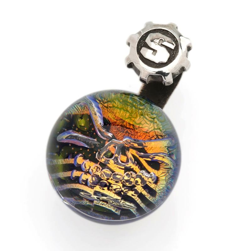 スターリンギア　スカルマーブル STARLINGEAR/スターリンギア SkullMarble Pendant スカル