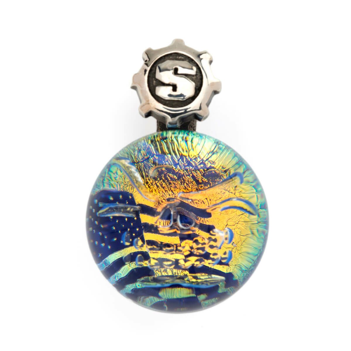 スターリンギア 01 ニュースカルマーブルペンダント w/スカル