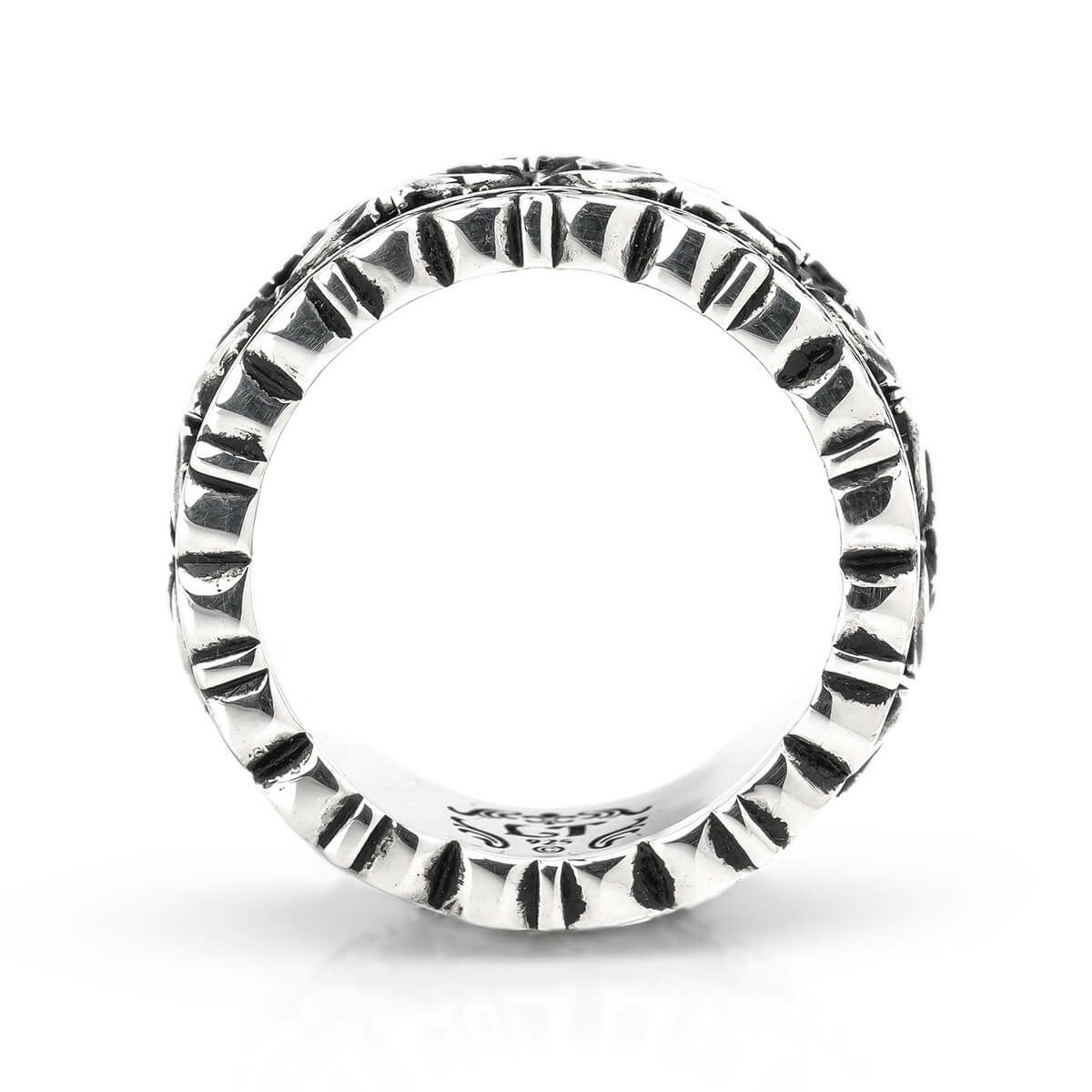 レザーズアンドトレジャーズ ナローフィリグリーリボルビングリング w