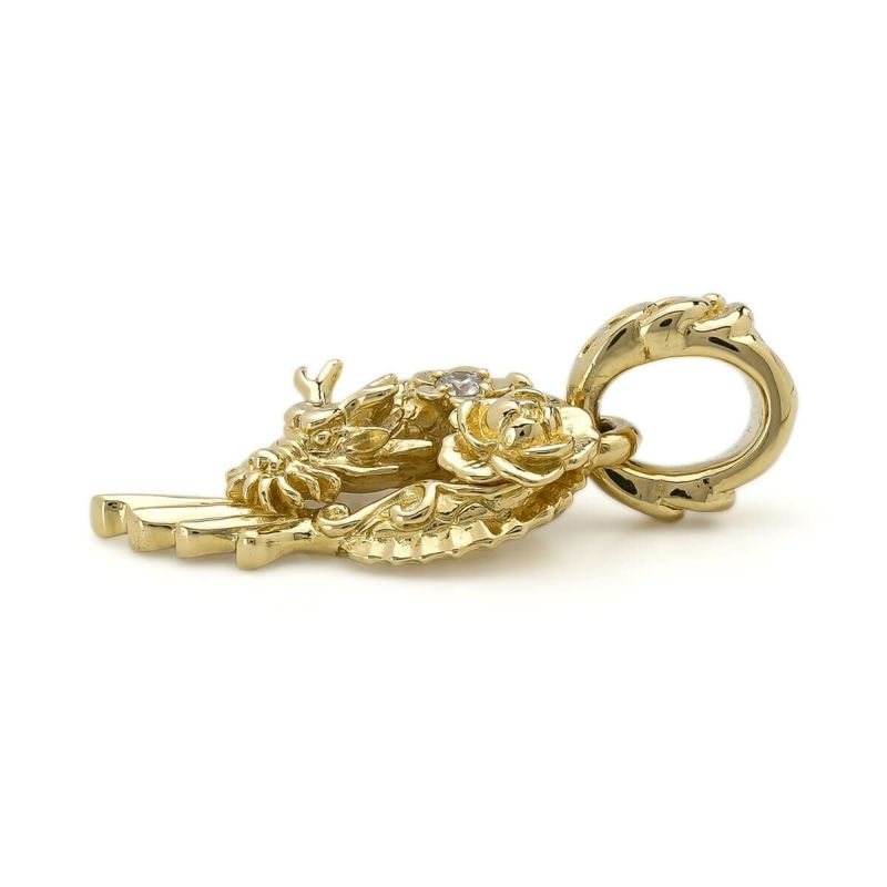 ブラッディマリー K18ミニシルフィードペンダントw/ダイヤモンド