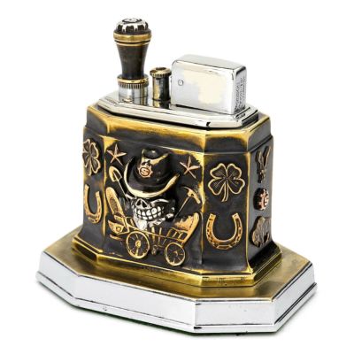 スターリンギア 1930年製アンティーク卓上ライターw/ワイルド
