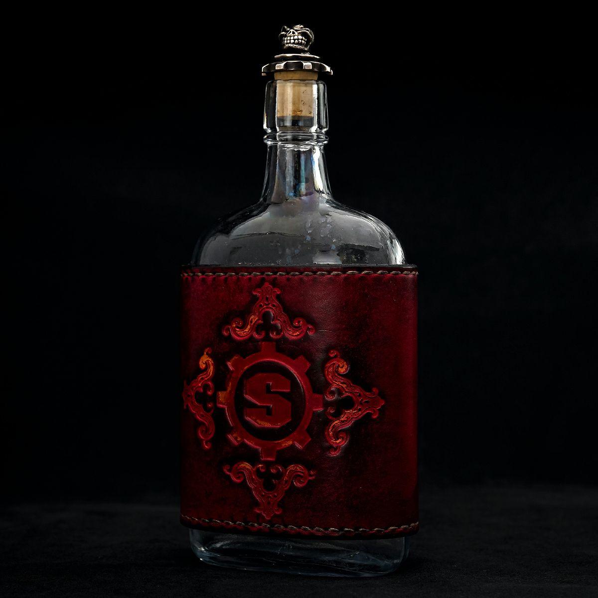 スターリンギア ニュースカルマーブルペンダント w/スカル/アメリカン