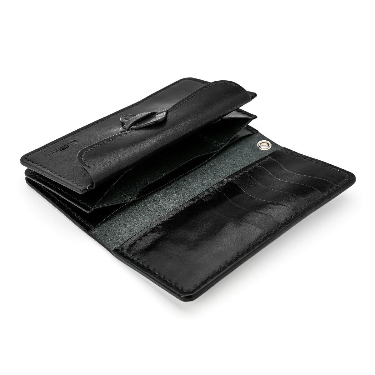 ウォレット 黒 チェーン付き シルバー BENDER TOKYO ウォレットチェーン シルバーウォレットチェーン