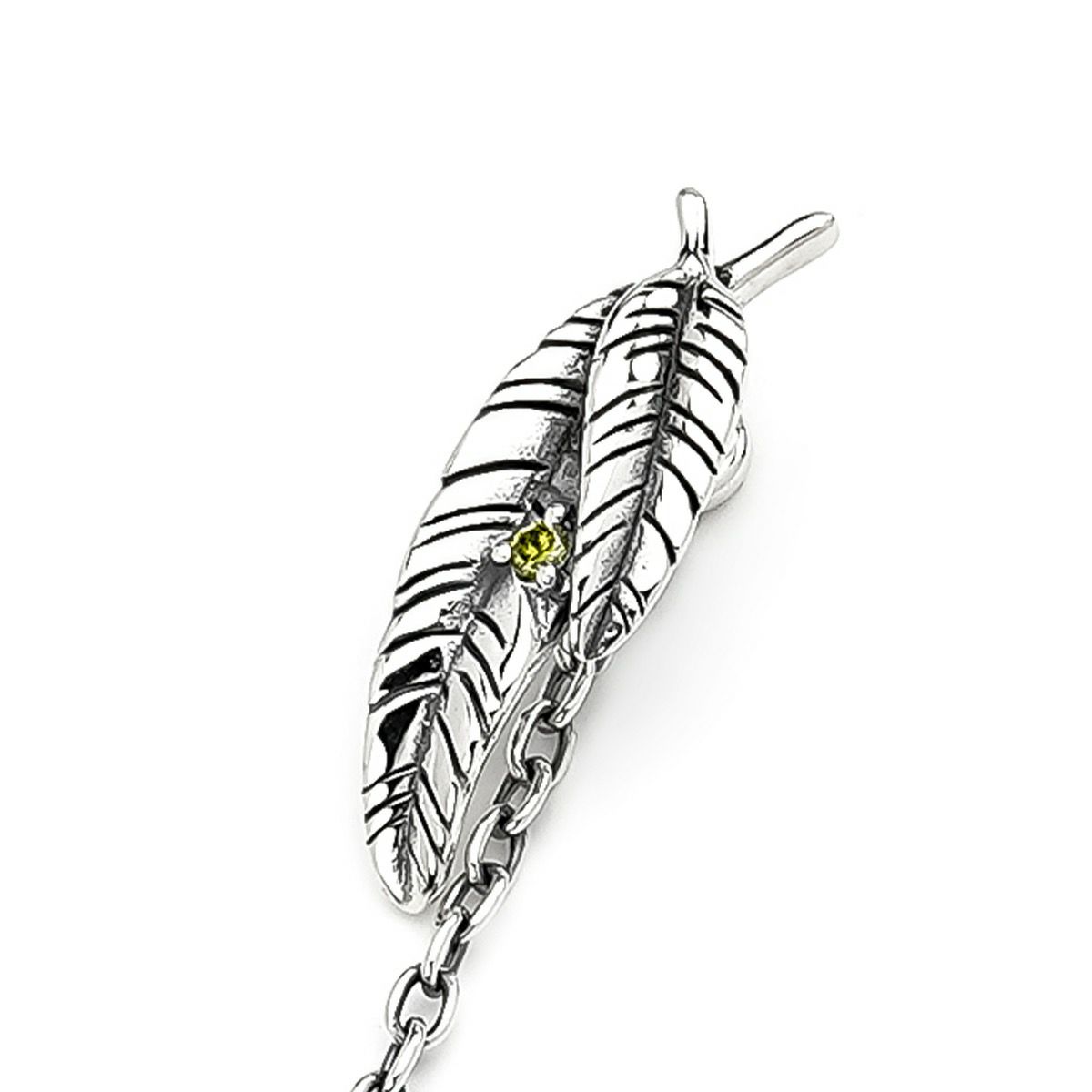 ブラッディマリー ネイビーピアス -青鳥- w/ホワイトオパール