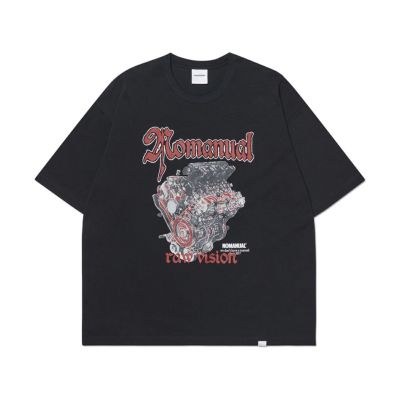 ノーマニュアル エヌエム エンジン Tシャツ - ホワイト | ジュエリー