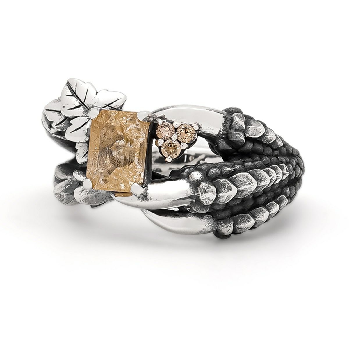 ブラッディマリー バルブリング w/ロードライトガーネット