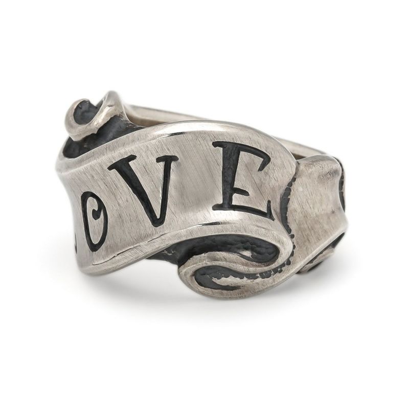 ラットレース メッセージオンリボンリング / ラブ | ジュエリー