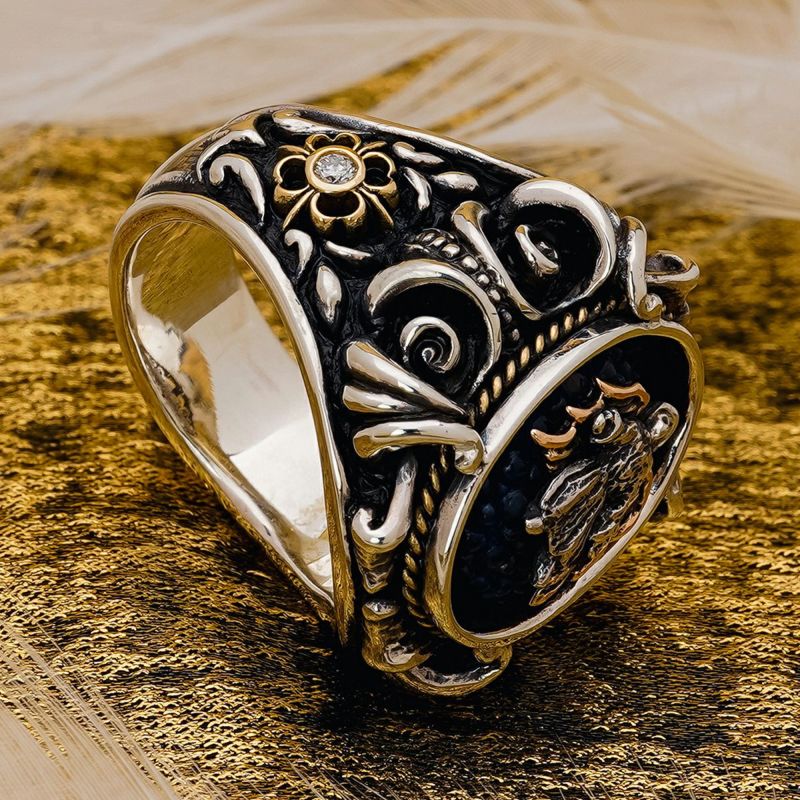 レザーズアンドトレジャーズ スモールポープスインレイリング w