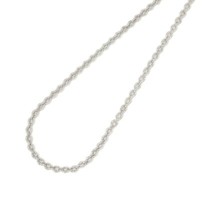 オーバルネックレス / シルバー 55cm