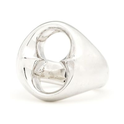 オーバルリング2 / シルバー 【リングサイズ13号】